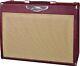 Amplificateur Traynor Ycv40wr Vintage De 40 Watts Avec Haut-parleur De 12 Pouces Pour Guitare, Rouge Vin