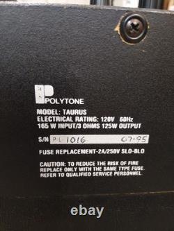 Amplificateur Vintage Polytone Taurus Elite de la fin des années 90 / début des années 2000