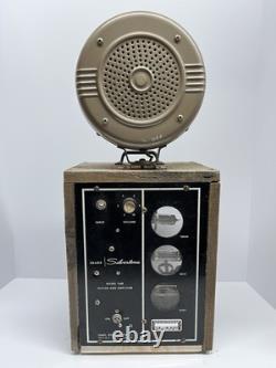 Amplificateur Vintage Silvertone 1448 avec Haut-Parleur Cool, En l'état, Sans Son