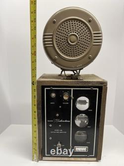 Amplificateur Vintage Silvertone 1448 avec Haut-Parleur Cool, En l'état, Sans Son