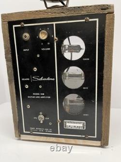 Amplificateur Vintage Silvertone 1448 avec Haut-Parleur Cool, En l'état, Sans Son