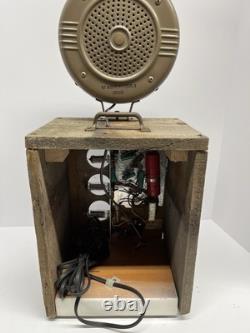 Amplificateur Vintage Silvertone 1448 avec Haut-Parleur Cool, En l'état, Sans Son