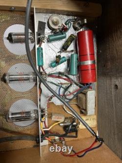 Amplificateur Vintage Silvertone 1448 avec Haut-Parleur Cool, En l'état, Sans Son