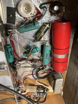 Amplificateur Vintage Silvertone 1448 avec Haut-Parleur Cool, En l'état, Sans Son