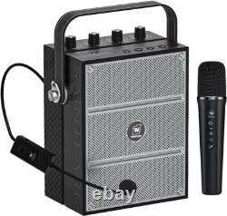 Amplificateur Vocal, Système de Sonorisation Portable avec Effets Sonores, Support de Jeu de Guitare S97