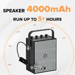 Amplificateur Vocal, Système de Sonorisation Portable avec Effets Sonores, Support de Jeu de Guitare S97