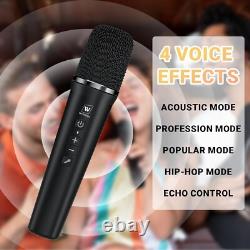 Amplificateur Vocal, Système de Sonorisation Portable avec Effets Sonores, Support de Jeu de Guitare S97