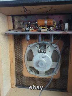 Amplificateur à lampes vintage Teisco Kingston, 8 haut-parleurs, 3 lampes, lire la description