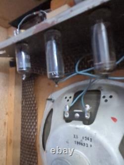 Amplificateur à lampes vintage Teisco Kingston, 8 haut-parleurs, 3 lampes, lire la description