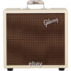 Amplificateur à tube Gibson Falcon 5 de 7 watts 1x10 en vinyle crème Bronco avec Oxblood