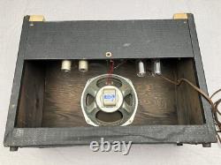 Amplificateur à tubes pour guitare de ligne aérienne vintage des années 1960, entièrement d'origine