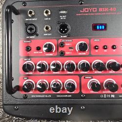 Amplificateur acoustique Joyo BSK-40 pour diffusion en direct avec entrée microphone et batterie