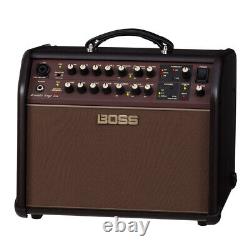 Amplificateur bi-amplifié BOSS Acoustic Singer Live 60 watts avec un lot de câbles d'instrument