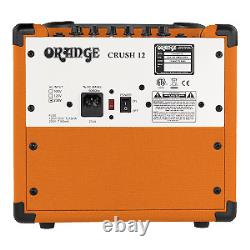 Amplificateur combo Orange CRUSH12 12w à état solide avec 6 haut-parleurs