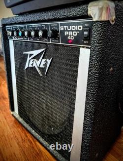 Amplificateur combo Peavey Studio Pro vintage des années 80 de 40 watts à transistors 1x12