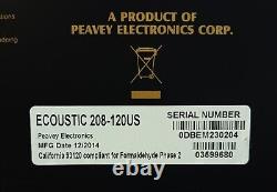 Amplificateur combo acoustique Peavey Ecoustic E208 30W 2x8 pour guitare acoustique 03599680 (38246-9)