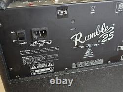 Amplificateur combo basse Fender Rumble 25 1x8 25W FONCTIONNE EXCELLENT