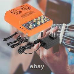 Amplificateur combo d'une guitare électrique de 10W avec haut-parleur professionnel et adaptateur US.