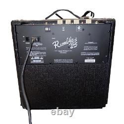 Amplificateur combo de basse Fender Rumble 25 100-120V 50-60Hz 70W avec haut-parleur 8'' testé