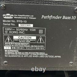 Amplificateur combo de guitare basse compact et portable Vox PFB-10 Pathfinder 10, Japon