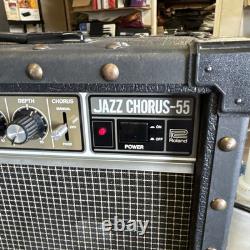 Amplificateur combo guitare Roland JC-55 Jazz Chorus 40 W 2 x 8 pouces avec chorus stéréo – BEL ÉTAT + pédale