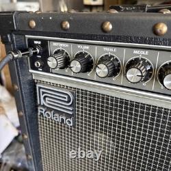 Amplificateur combo guitare Roland JC-55 Jazz Chorus 40 W 2 x 8 pouces avec chorus stéréo – BEL ÉTAT + pédale