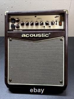Amplificateur combo pour guitare acoustique Acoustic A20 marron/tan avec égaliseur 3 bandes, 8 pouces, 20W