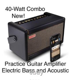 Amplificateur combo pour guitare et basse Positive Grid Spark 40, avec pédale de commande