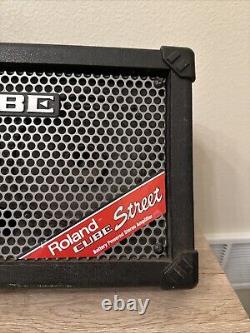 Amplificateur combo stéréo Roland Cube Street pour guitare alimenté par batterie EN ÉTAT.