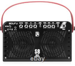 Amplificateur de basse portable Caline Scuru S8B 20W pour guitare basse, ampli de pratique à batterie