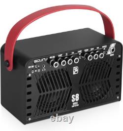 Amplificateur de basse portable Caline Scuru S8B 20W pour guitare basse, ampli de pratique à batterie