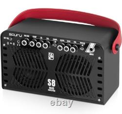Amplificateur de basse portable Caline Scuru S8B 20W pour guitare basse, ampli de pratique à batterie