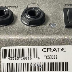 Amplificateur de batterie Crate Limo TX 50D pour voix et guitare, canaux sans adaptateur secteur, tel quel