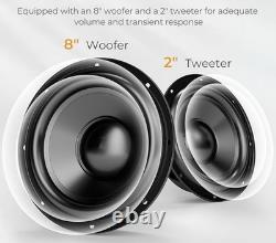 Amplificateur de batterie électrique 65 W, haut-parleur professionnel sans fil, égaliseur 3 bandes, USB, noir, Vangoa
