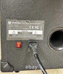Amplificateur de batterie électrique 65 W, haut-parleur professionnel sans fil, égaliseur 3 bandes, USB, noir, Vangoa