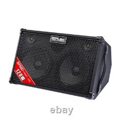 Amplificateur de guitare 120 W portable alimenté par batterie Bluetooth Coolmusic BP60D haut-parleur