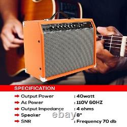 Amplificateur de guitare 5 cœurs 40W pour basse électrique Ampli acoustique petit et portable