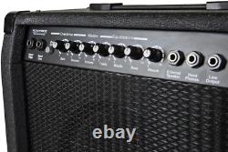 Amplificateur de guitare Combo 1X10 Noir, 40 Watts, Reverb à ressort, Haut-parleur de 10 pouces 4 Ohms