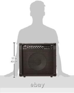 Amplificateur de guitare Combo 1X10 Noir, 40 Watts, Reverb à ressort, Haut-parleur de 10 pouces 4 Ohms