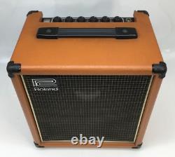 Amplificateur de guitare Combo ROLAND Cube-40 Vintage Orange Marron Testé Rare