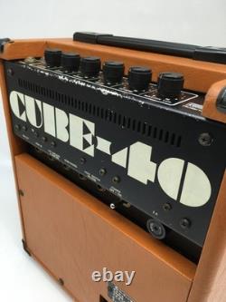 Amplificateur de guitare Combo ROLAND Cube-40 Vintage Orange Marron Testé Rare