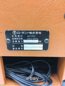 Amplificateur de guitare Combo ROLAND Cube-40 Vintage Orange Marron Testé Rare