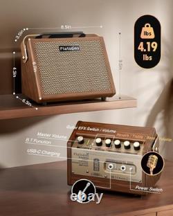 Amplificateur de guitare Crush20 20W avec réverbération à batterie et égaliseur pour micros et guitares acoustiques