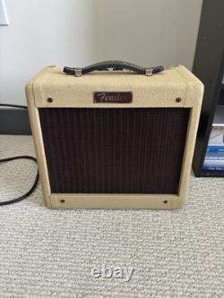 Amplificateur de guitare Fender Bronco 15w 1x8 Fabriqué aux États-Unis Années 1990 Rare Tolex blonde À LIRE