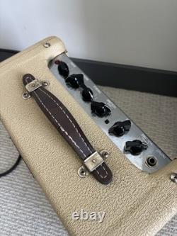 Amplificateur de guitare Fender Bronco 15w 1x8 Fabriqué aux États-Unis Années 1990 Rare Tolex blonde À LIRE