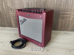 Amplificateur de guitare Fender Mustang I V2 édition limitée rouge, état neuf