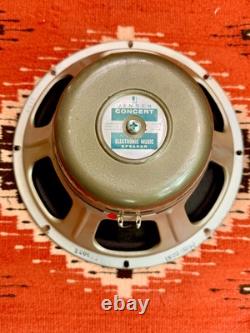 Amplificateur de guitare Jensen Concert 12 EM1202 Vintage des années 1960 reconstruit 1966
