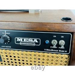 Amplificateur de guitare Mesa/Boogie Mark III avec cabinet en bois, amplificateur à lampes testé et fonctionnel, Japon