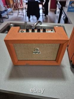 Amplificateur de guitare Orange Stereo Micro Crush Pix Cr6s et amplificateur Orange Crush 12