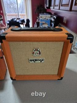 Amplificateur de guitare Orange Stereo Micro Crush Pix Cr6s et amplificateur Orange Crush 12